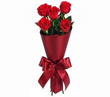Букет 5 Красных роз Эдлесс Лав в Зыково
