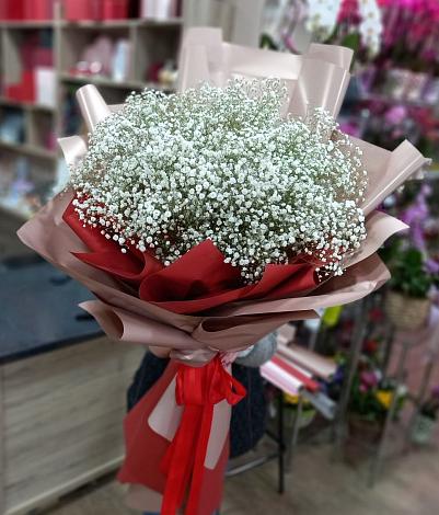 Букет цветов из: Гипсофила в Зыково