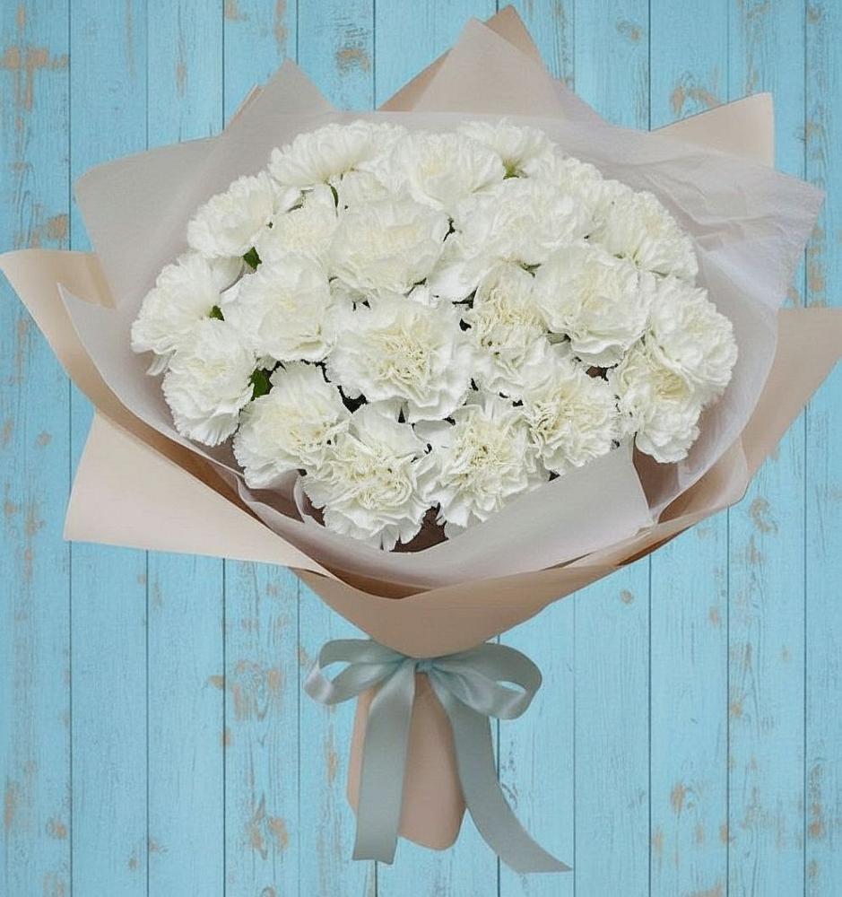 Букет цветов из: Гвоздики в Зыково