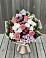 Букет цветов из: Альстромерии, Гвоздики, Розы и Хризантемы в Зыково