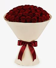 Букет 101 Бордовая роза Блэк Бакарра в Зыково
