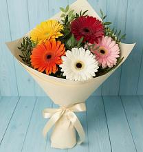 Букет цветов из:  Герберы в Зыково