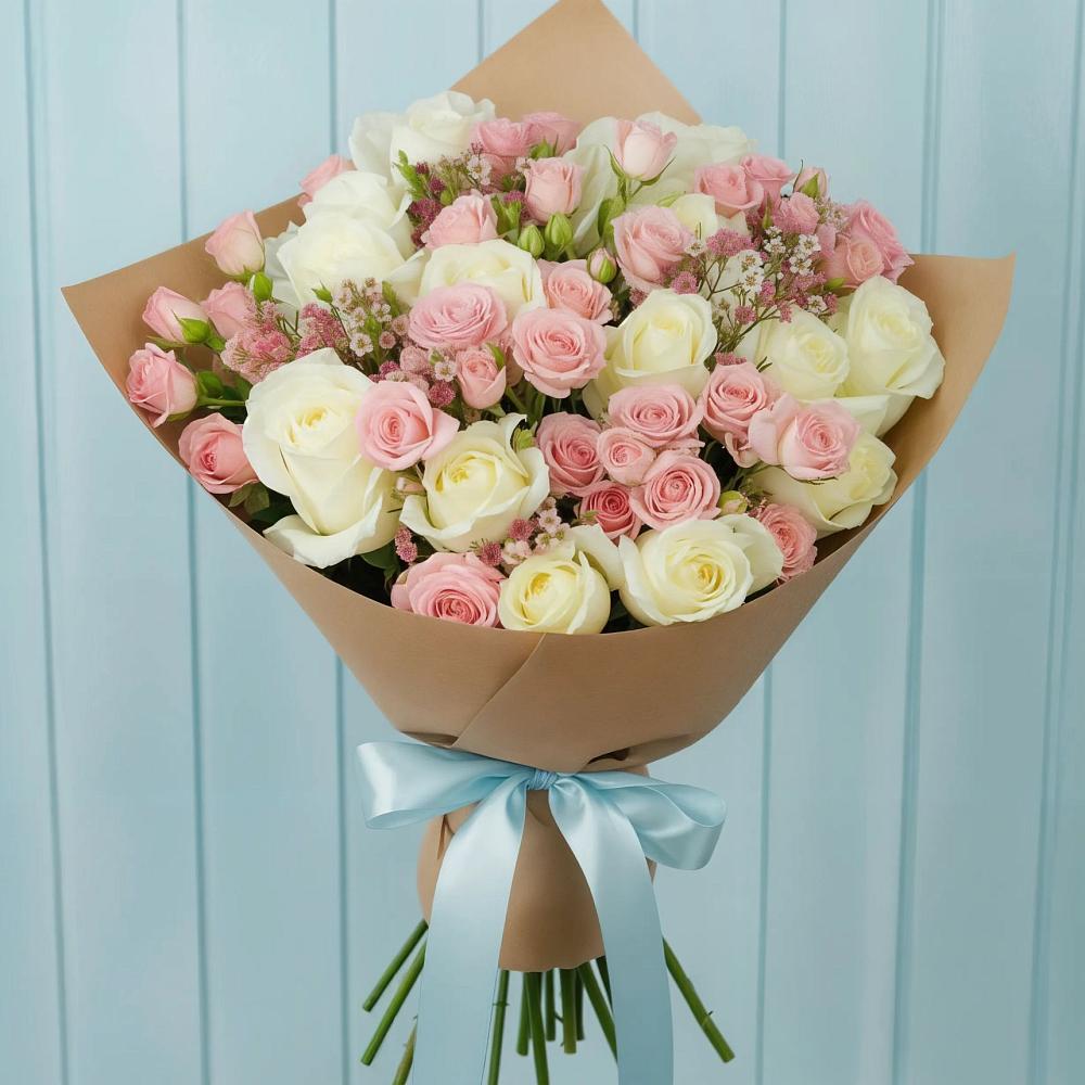 Букет цветов из: Розы в Зыково