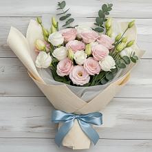 Букет цветов из:  Лизиантусы в Зыково