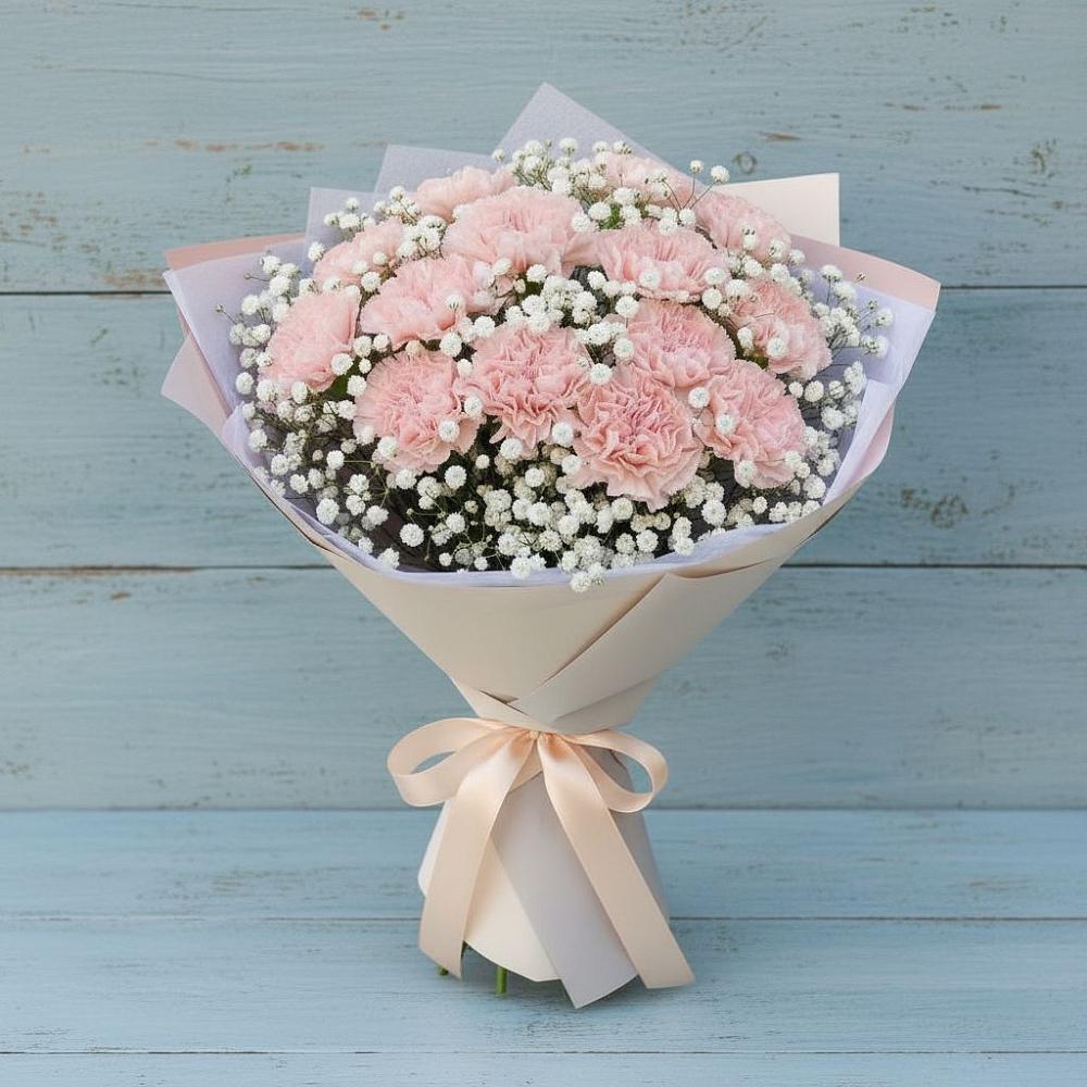 Букет цветов из: Гвоздики в Зыково