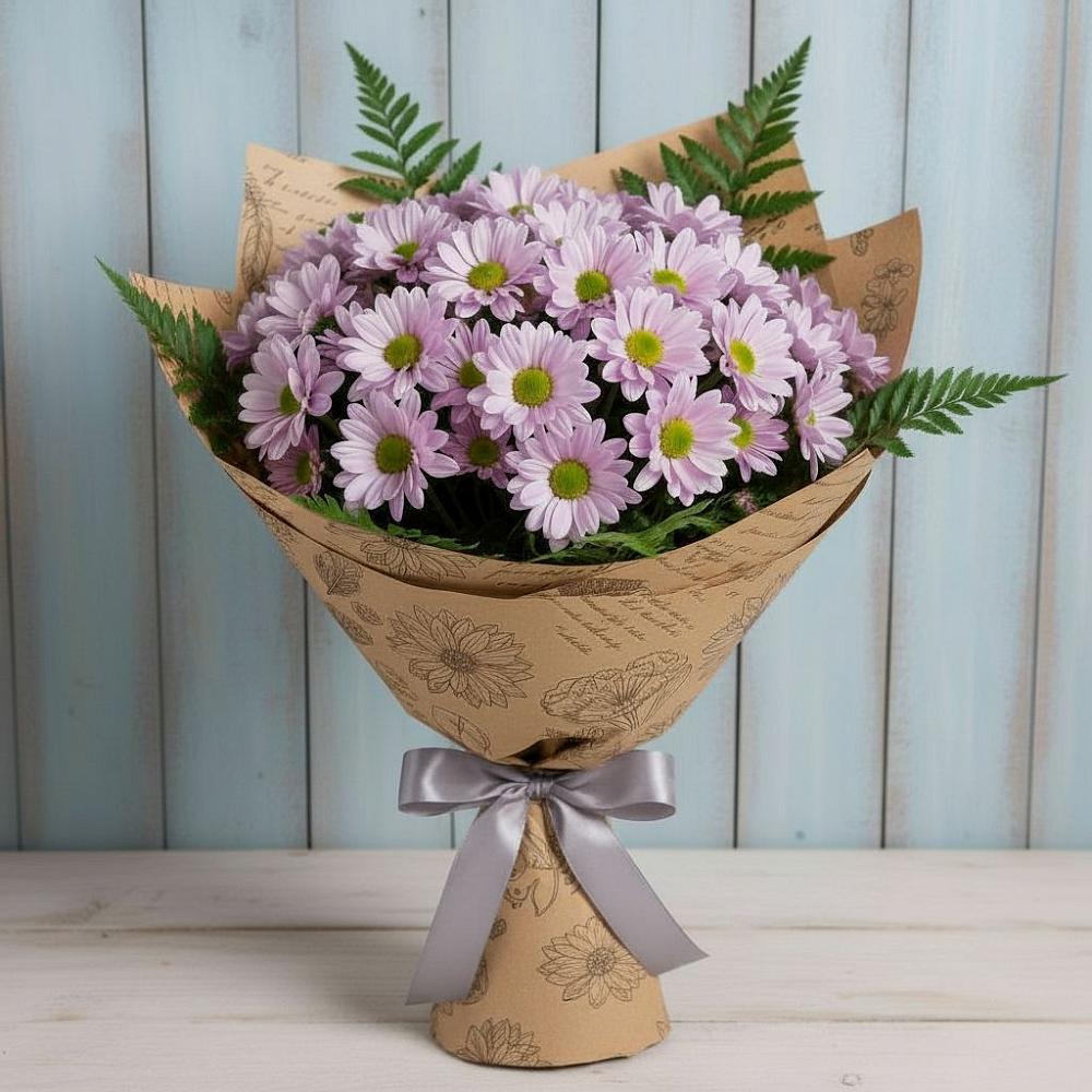 Букет цветов из: Хризантемы в Зыково