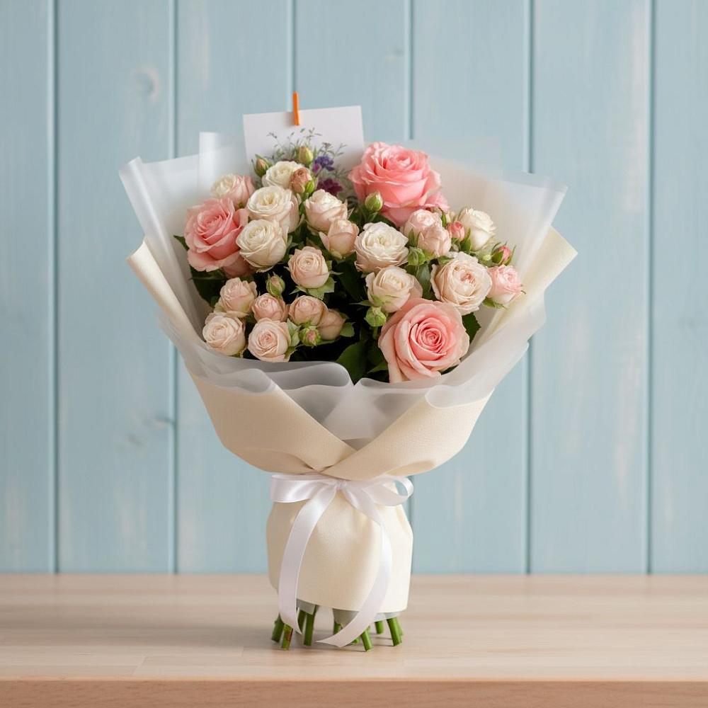 Букет цветов из: Розы в Зыково