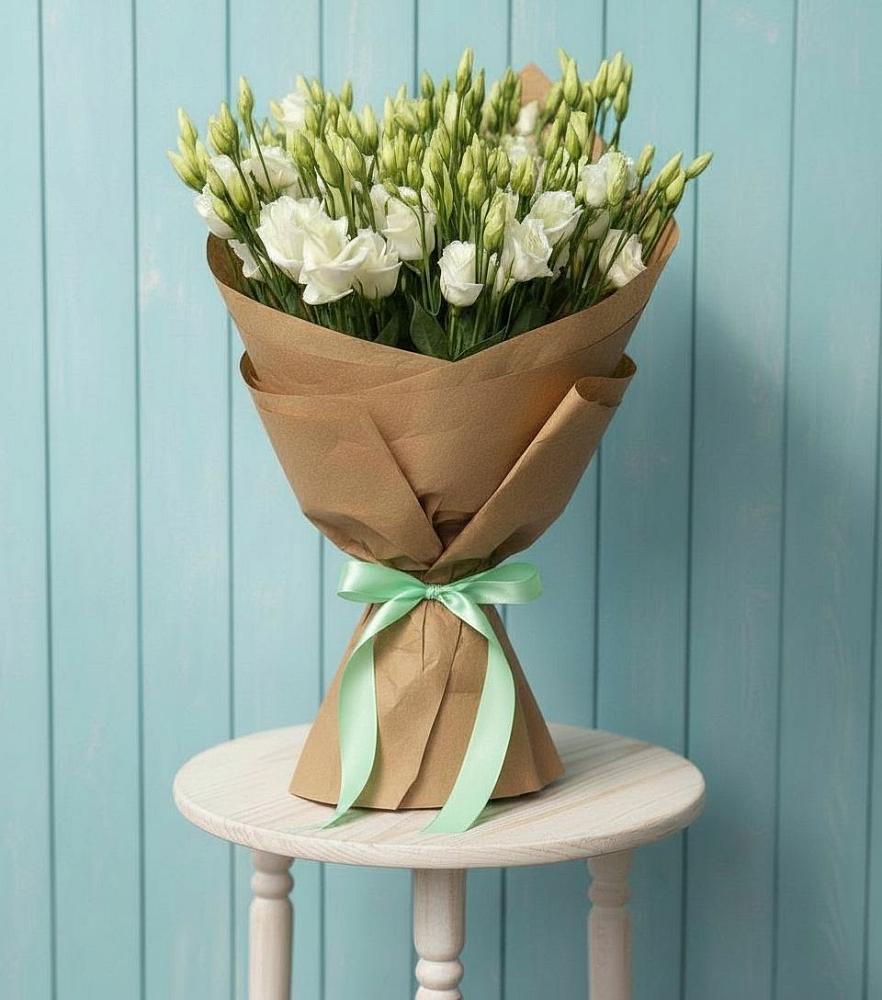 Букет цветов из: Лизиантусы в Зыково