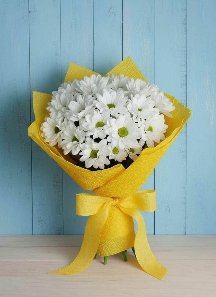 Букет цветов из: Хризантемы в Зыково