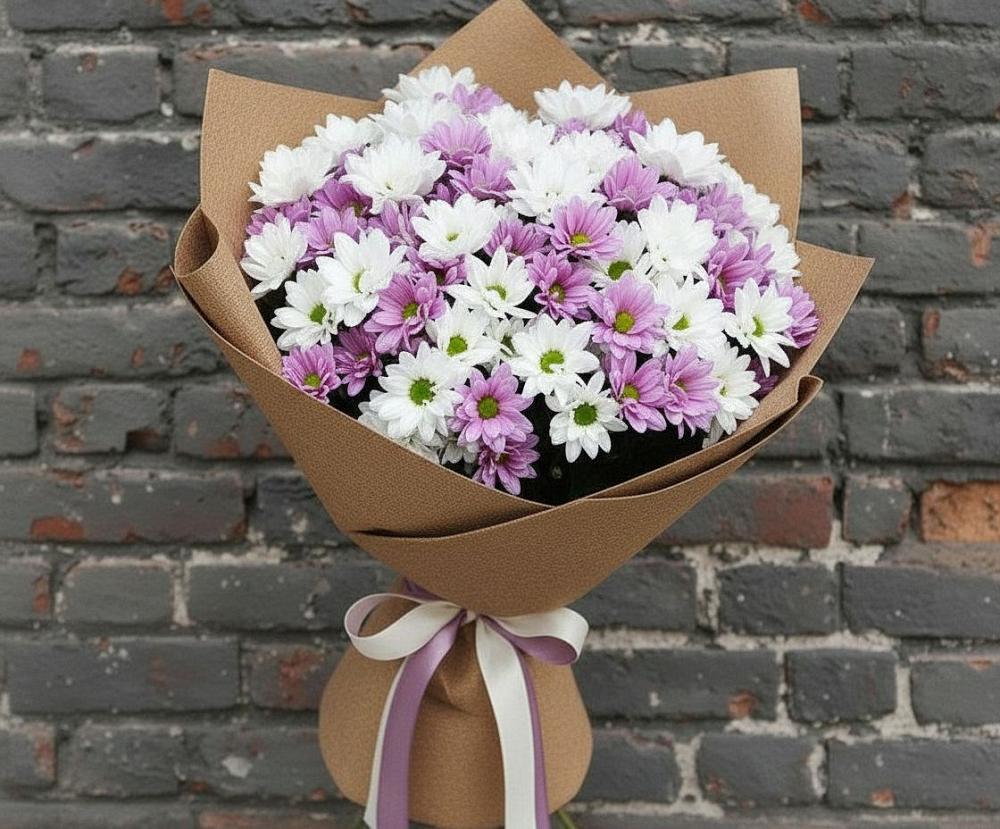 Букет цветов из: Хризантемы в Зыково