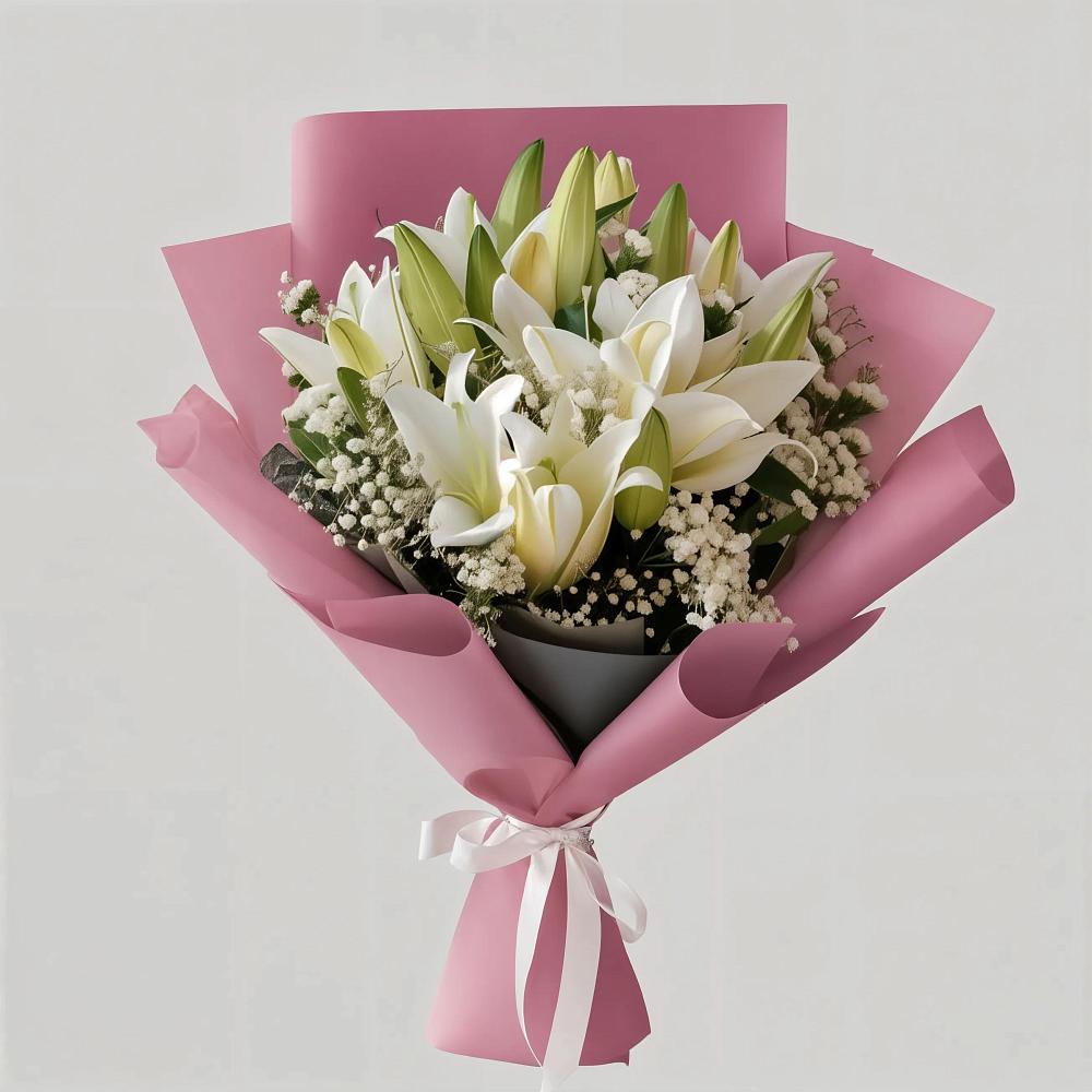 Букет цветов из: Лилии в Зыково