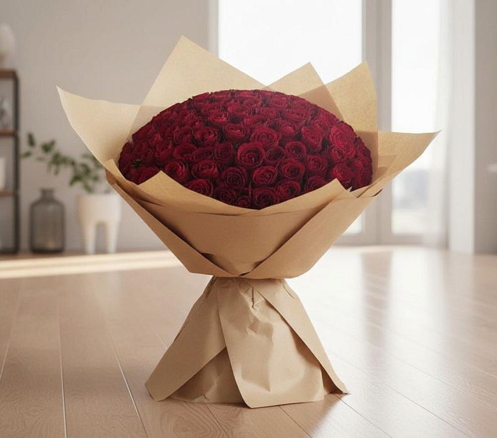 Букет 101 Красная роза в Зыково
