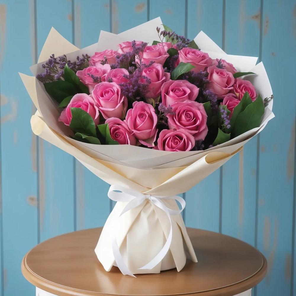 Букет цветов из: Розы в Зыково